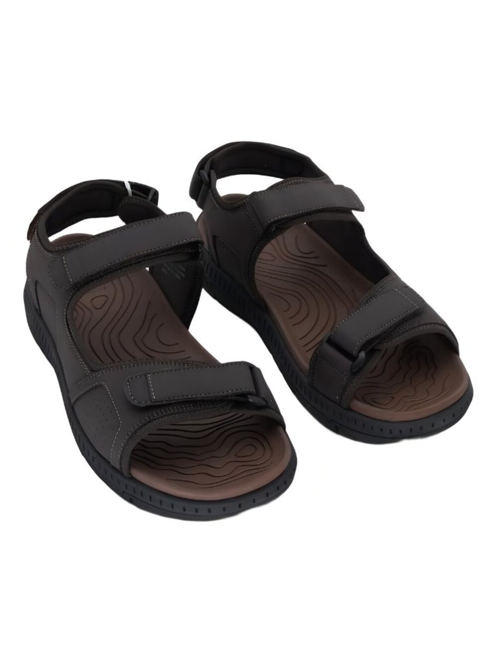 Nunn Bush Laguna 3-Strap River Sandal Brown Size US 11M EU 44